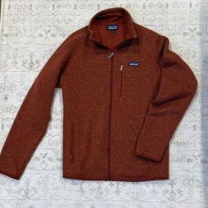 Patagonia Burnt Orange better sweater full zip
